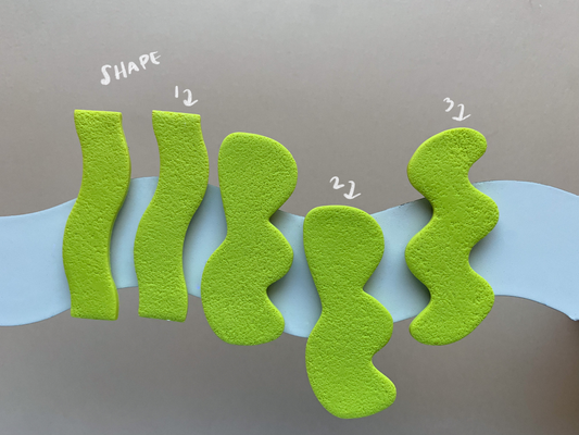 LIME HAIRCLIPS